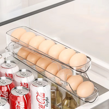 Load image into Gallery viewer, Automatic Rolling Egg Organizer for Refrigerator, Two-Tier Egg Storage Container