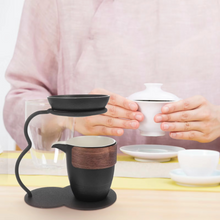 Load image into Gallery viewer, Premium Ceramic Tea Strainer Set for Home or Office