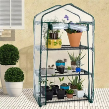 Load image into Gallery viewer, Adjustable Waterproof Plant Cover for Garden, Multi Layer Frost Protection Greenhouse for Vegetables and Flowers