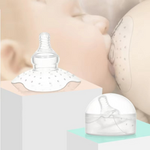 Load image into Gallery viewer, Silicone Nipple Shield and Milk Collector for Comfortable Breastfeeding