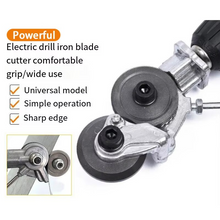 Load image into Gallery viewer, Electric Drill Sheet Metal Cutter Nibbler Attachment for Clean Plate Cutting
