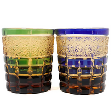 Load image into Gallery viewer, Japanese Hand Engraved Crystal Whisky and Sake Glass