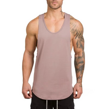 Load image into Gallery viewer, Men's Cotton Breathable Sleeveless Training Tank Top
