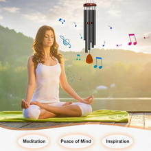 Load image into Gallery viewer, Enchanting Aluminum & Wood Garden Wind Chimes
