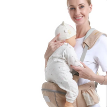 Load image into Gallery viewer, Ergonomic Baby Carrier with Adjustable Hip Seat and Supportive Waist Belt