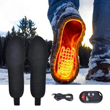 Load image into Gallery viewer, USB Rechargeable 3-Mode Adjustable Heated Insoles for Outdoor Activities