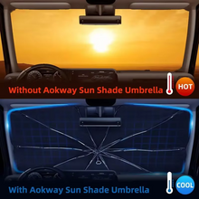 Load image into Gallery viewer, Windshield Sun Shade Umbrella – Foldable UV-Blocking Car Sunshade to Keep Interior Cool & Protected