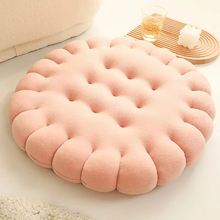 Load image into Gallery viewer, Biscuit Shaped Plush Cushion for Chairs and Sofas