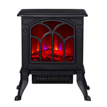 Load image into Gallery viewer, Electric Fireplace Heater with LED Flame Light for Cozy Home Ambiance