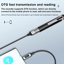 Load image into Gallery viewer, Portable Digital Voice Recorder and MP3 Player with High-Quality Audio, Multiple Storage Options