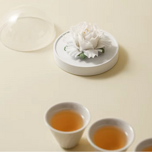 Load image into Gallery viewer, Handmade Purple Clay Teapot and Three Cup Tea Set