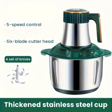 Load image into Gallery viewer, 5-Quart 6-Second Electric Meat Grinder with 5-Speed Control and Stainless Steel Blades
