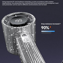 Load image into Gallery viewer, Diamond-Embellished Portable Fan with 199 Speed Settings and Type-C Recharge
