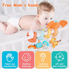 Load image into Gallery viewer, Elephant Spiral Sensory Activity Toy for Car Seat, Stroller, and Crib