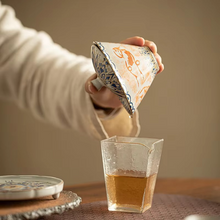 Load image into Gallery viewer, Elegant Jingdezhen Ceramic Gaiwan Tea Set with Covered Bowl