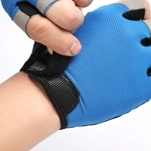 Load image into Gallery viewer, Breathable Anti Slip Shock Absorbing Half Finger Cycling Gloves