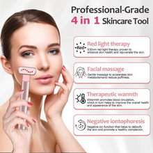 Load image into Gallery viewer, EMS Red Light Therapy Facial Wand with Microcurrent Skin Tightening and Eye Massage