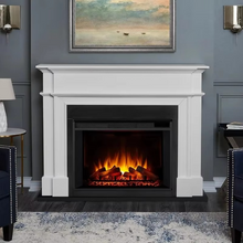 Load image into Gallery viewer, 55 Inch Electric Fireplace with Insert Heater and Realistic Flame Effect