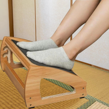Load image into Gallery viewer, Wooden Under-Desk Footrest – Ergonomic Leg Support for Home & Office