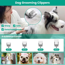 Load image into Gallery viewer, 5-in-1 Dog Grooming Vacuum Kit – Low Noise Pet Hair Remover with Deshedding Tools & Dust Cup