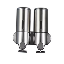 Load image into Gallery viewer, Wall Mount Refillable Soap and Shampoo Dispenser for Bathroom and Shower