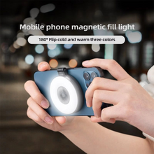 Load image into Gallery viewer, Mini Magnetic Selfie Ring Light - Pocket Clip-On LED Light