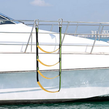 Load image into Gallery viewer, Portable Nylon Rope Boat Ladder for Easy Boarding