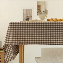 Load image into Gallery viewer, Classic Checkered Tablecloth for Kitchen, Weddings, Holidays, and Outdoor Picnics