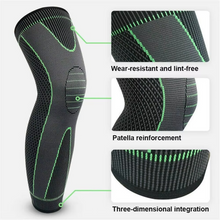 Load image into Gallery viewer, Knee Support Compression Sleeve for Full Leg Stabilization and Joint Relief