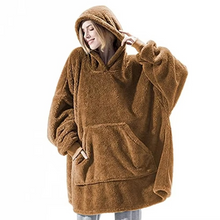 Load image into Gallery viewer, Oversized Winter Hooded Sweater Blanket for Women and Men
