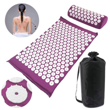 Load image into Gallery viewer, Acupressure Massage Mat and Pillow Set for Back and Body Relief