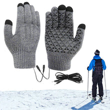 Load image into Gallery viewer, Heated Winter Gloves with USB Recharge, Touchscreen Compatibility and Non‑Slip Grip