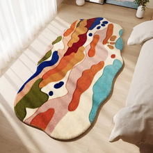 Load image into Gallery viewer, Abstract Art Plush Carpet for Bedroom and Living Room