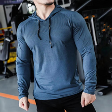Load image into Gallery viewer, Mens Fitness Tracksuit Hoodie and Joggers Set for Running Gym and Training
