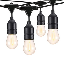 Load image into Gallery viewer, Waterproof LED Edison Outdoor String Lights for Gardens, Patios & Parties