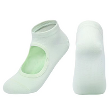 Load image into Gallery viewer, Non Slip Backless Yoga Socks with Breathable Cotton Grip