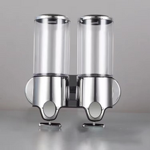 Load image into Gallery viewer, Wall Mount Refillable Soap and Shampoo Dispenser for Bathroom and Shower