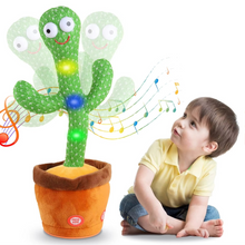 Load image into Gallery viewer, Interactive Sing & Dance Cactus Plush Toy with 120 Songs