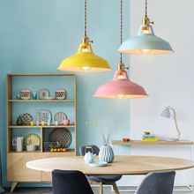 Load image into Gallery viewer, Modern Round Pendant Light for Dining Room and Kitchen Decor
