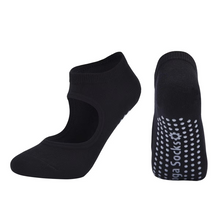 Load image into Gallery viewer, Non Slip Backless Yoga Socks with Breathable Cotton Grip