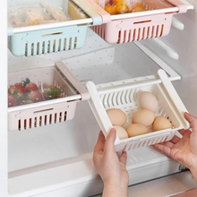 Load image into Gallery viewer, Adjustable Refrigerator Storage Basket for Organized Kitchen