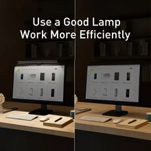 Load image into Gallery viewer, USB-Powered Screen Hanging LED Desk Lamp for Monitors and Laptops
