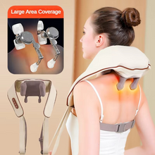 Load image into Gallery viewer, Neck and Shoulder Massager with Deep Tissue Shiatsu and Heat for Pain Relief