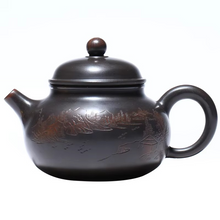 Load image into Gallery viewer, Handmade 6.76 fl oz Yixing Purple Clay Teapot – Traditional Raw Ore Chinese Teaware