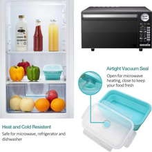 Load image into Gallery viewer, Collapsible Silicone Food Storage Containers with Lids 3 Pack Set 40oz