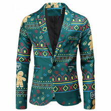 Load image into Gallery viewer, Men's Christmas Blazer Jacket for Holiday Parties and New Year Celebrations