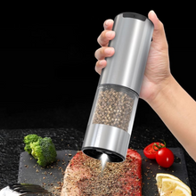 Load image into Gallery viewer, Electric Salt and Pepper Grinder Set with Adjustable Coarseness and LED Light