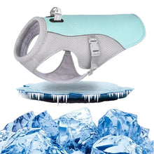 Load image into Gallery viewer, Summer Reflective Dog Cooling Vest & Quick-Release Harness