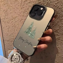 Load image into Gallery viewer, Festive Christmas Tree Autumn Laser Phone Case For iPhone