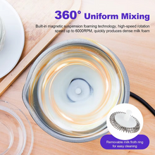 Load image into Gallery viewer, Versatile 4-in-1 Electric Milk Frother for Hot and Cold Beverages
